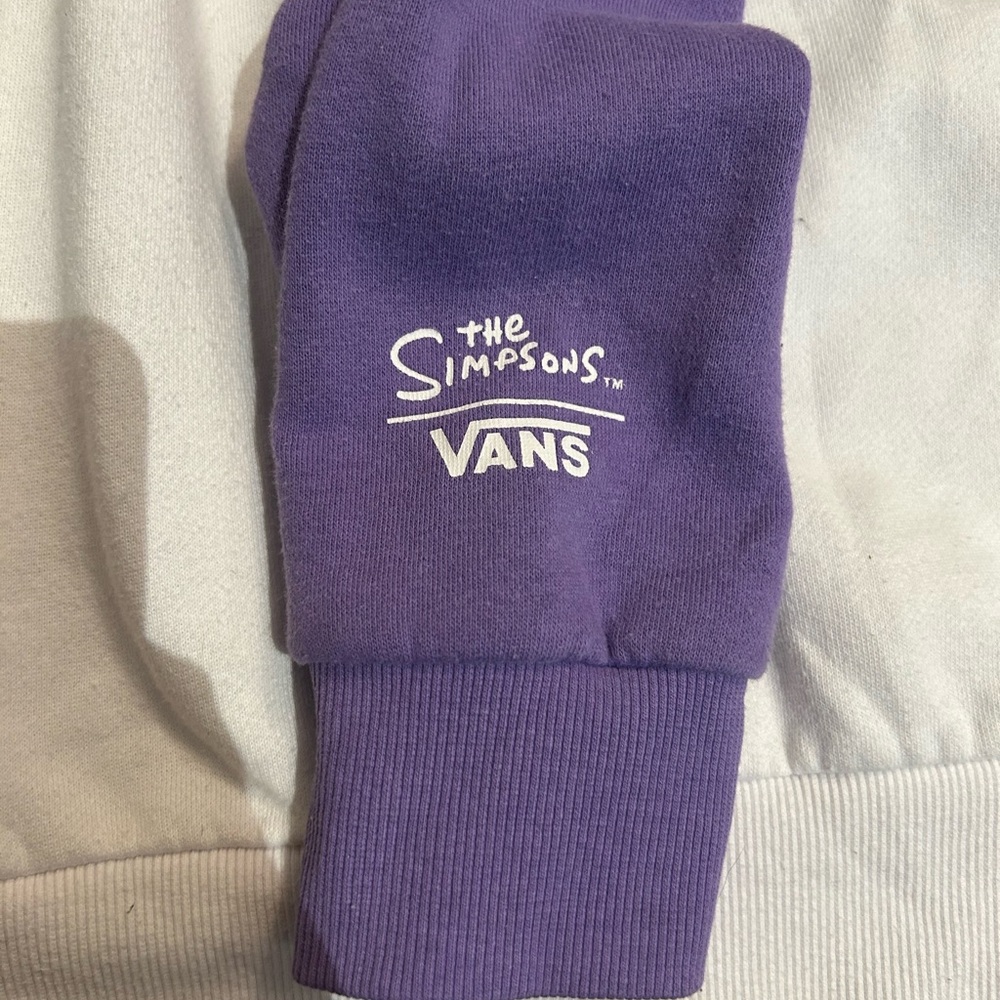 🦋Vans x Simpsons🦋Baseball Tee Style Raglan Graphic Sweatshirt - Picture 2 of 5